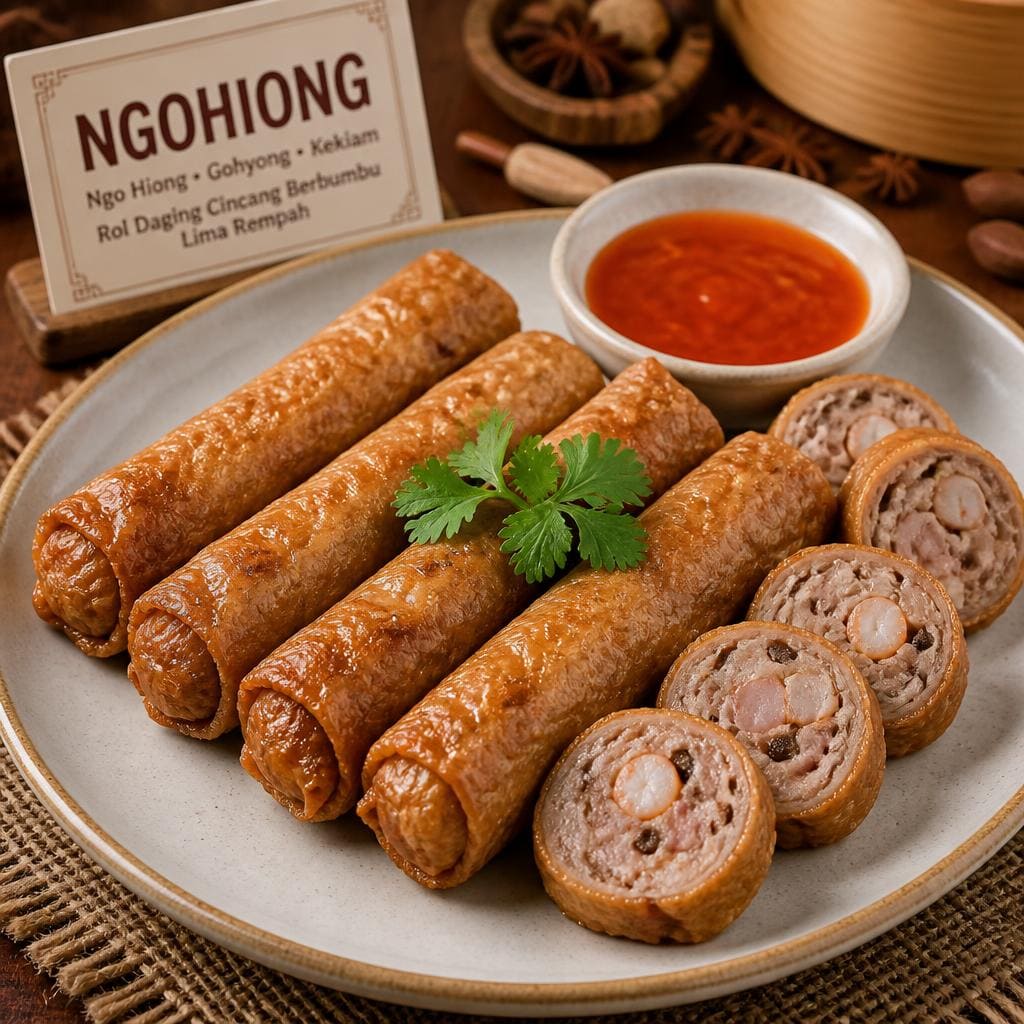 Ngohiong dari kategori cemilan Gopek House